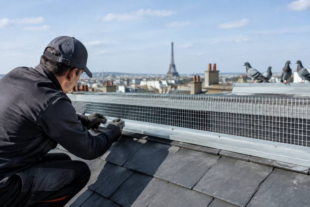 Dépigeonnage paris : quelles protections installer sur votre toiture